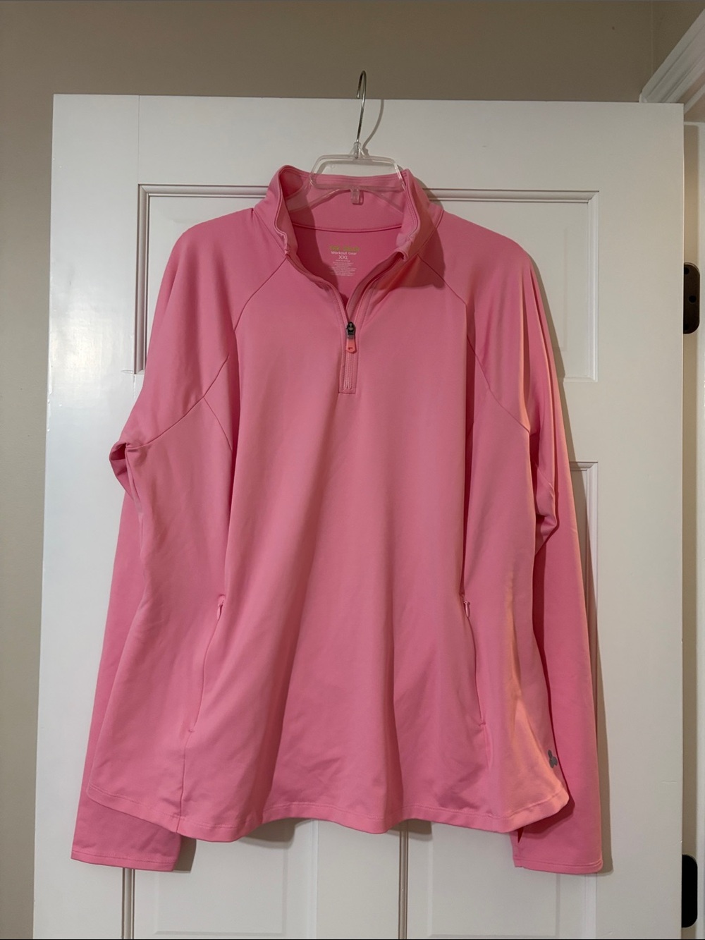 TEK GEAR XXL Pink Quarter-Zip Pullover